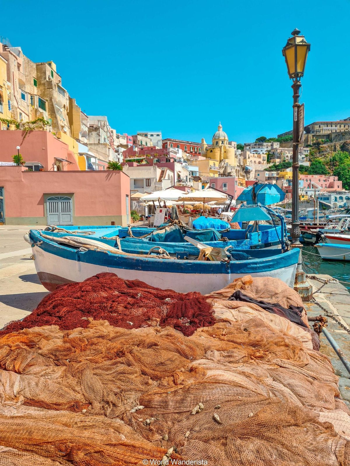 Positano on the Amalfi Coast: the iconic village of coloured houses tumbling down to the sea