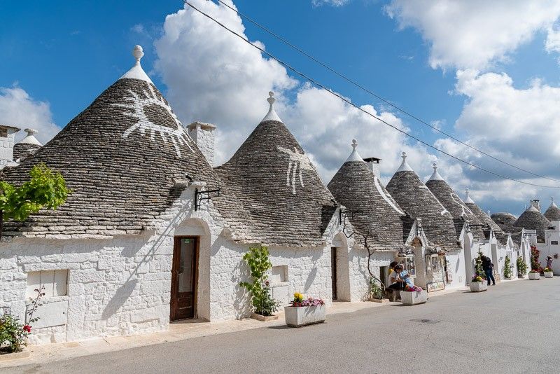 The trulli of Alberobello, the iconic cone shaped stone houses of Puglia, a UNESCO World Heritage site