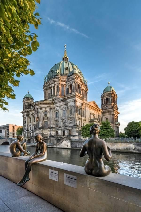 Berlin city skyline with the television tower and the Spree river, one of Europe\'s most historically significant and culturally vibrant capitals