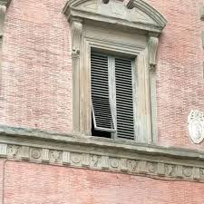 Palazzo Budini Gattai in Piazza della Santissima Annunziata, Florence, with the famous always open window on the second floor