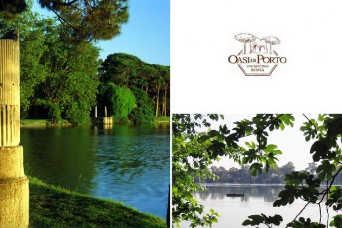 Oasi di Porto near Fiumicino Airport: a protected wetland sanctuary for migratory birds, nestled between the runway and the Port of Trajan