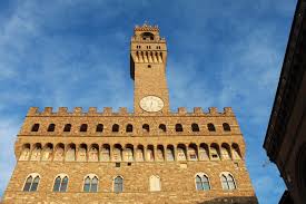 The medieval Palazzo del Comune in Florence, beneath whose floors the Roman Theatre of Florentia was constructed fifteen centuries earlier