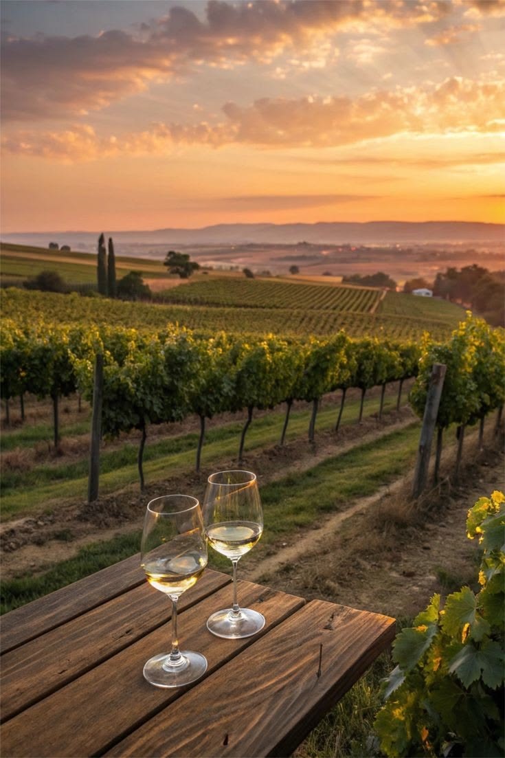 The steep terraced vineyards of the Ligurian Riviera, where Vermentino grapes are cultivated