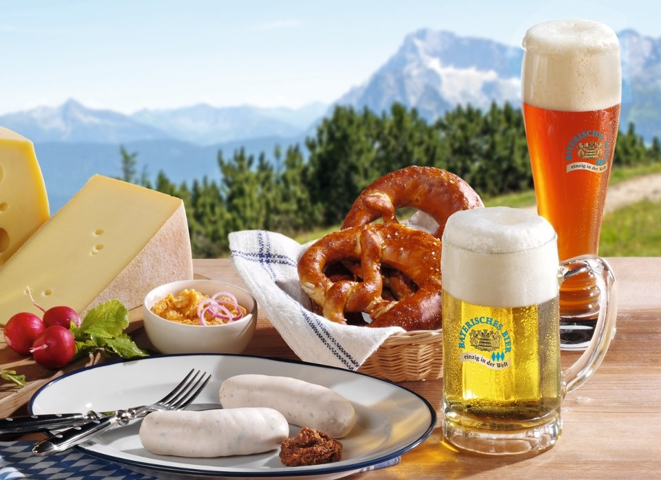 Traditional dishes of Baden-Württemberg and the Black Forest region of Germany