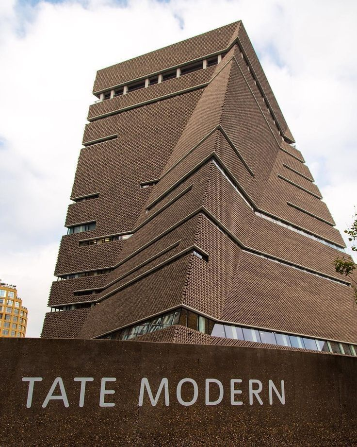 The Tate Modern gallery on London\'s South Bank, seen from the Millennium Bridge with St Paul\'s Cathedral in the background across the Thames