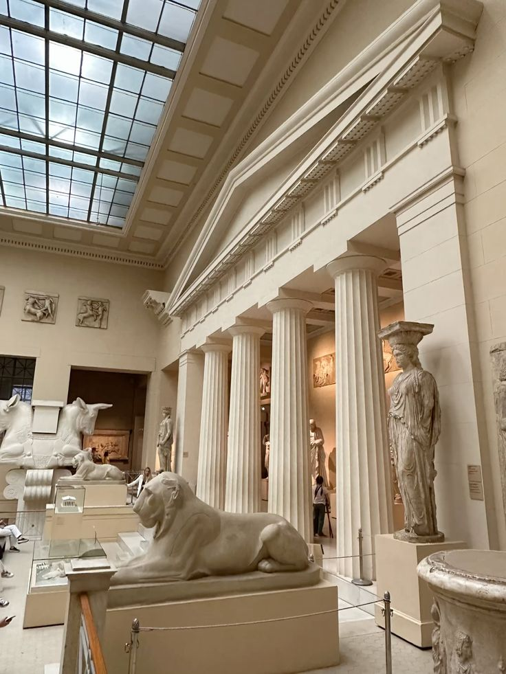 The grand facade of the Pushkin State Museum of Fine Arts in Moscow, home to one of the world's finest collections of ancient art.