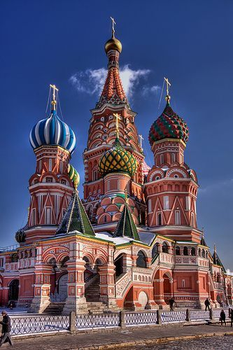 The magnificent Red Square in Moscow at night, with the illuminated domes of Saint Basil's Cathedral and the Kremlin walls — the heart of Russia and one of the greatest public spaces in the world