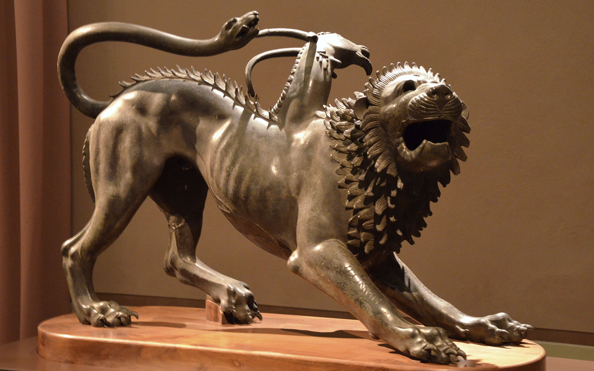 An Etruscan statue from Tuscany, Italy: one of the extraordinary bronzes of the ancient Etruscan civilisation