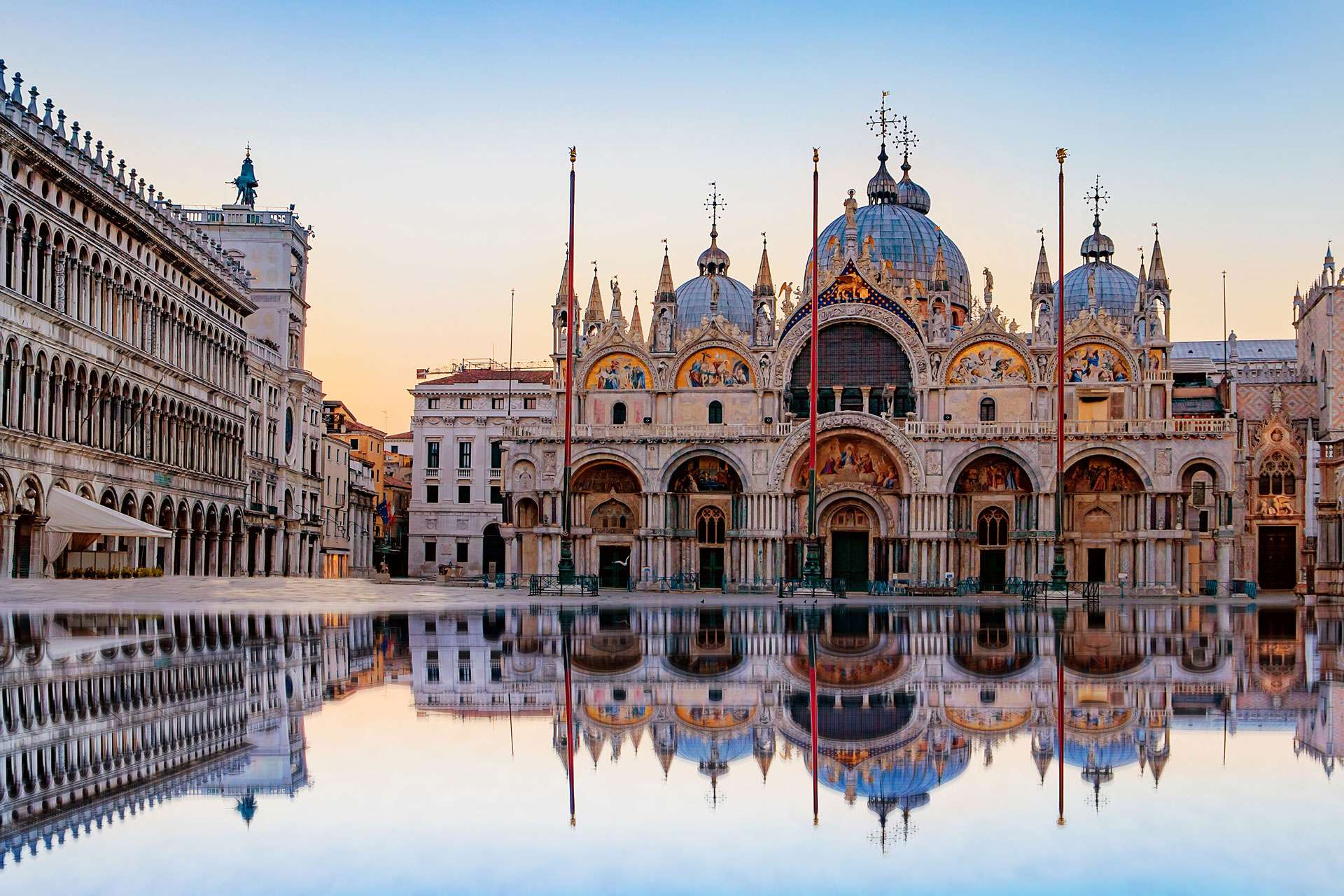 The Basilica di San Marco in Venice, whose magnificent main nave is free to enter for all visitors