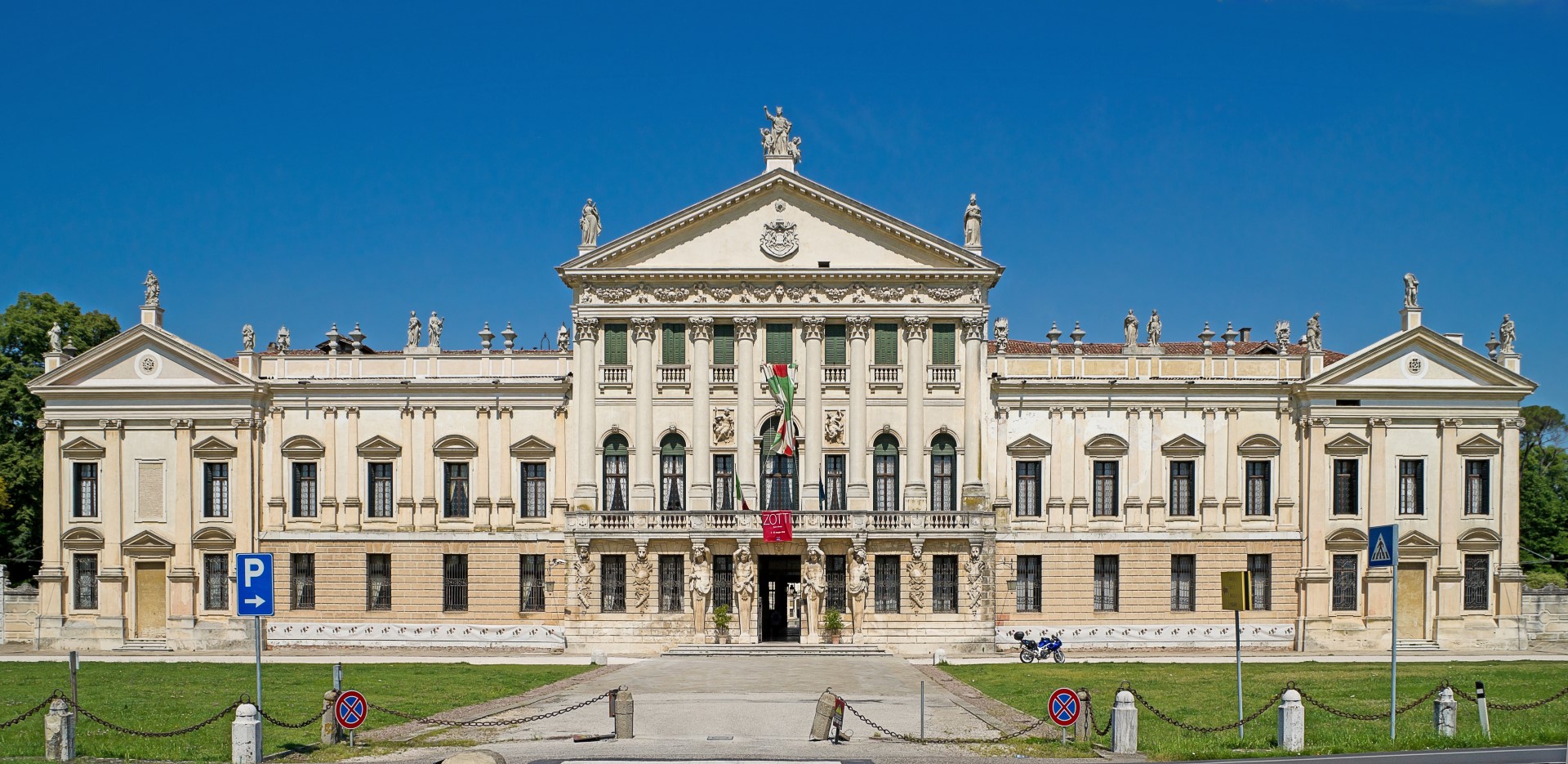 The Portello dock in Padua, the arrival point of the Burchiello cruise from Venice