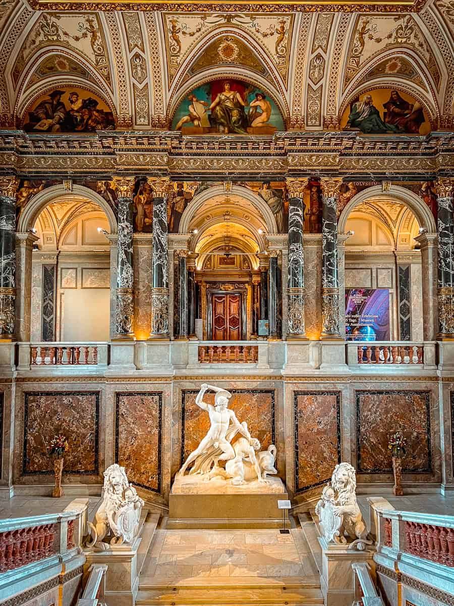 The Kunsthistorisches Museum in Vienna on the Maria-Theresien-Platz, one of the great art museums of the world
