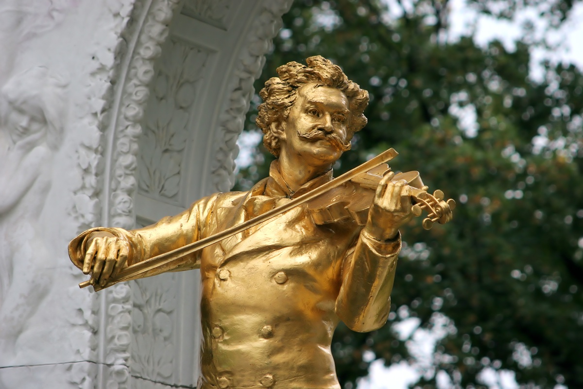 The musicians' section of the Zentralfriedhof in Vienna, where Beethoven, Schubert, Brahms and Strauss are buried within a few metres of each other